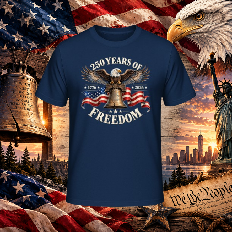 T-Shirt "250 Years of Freedom"
