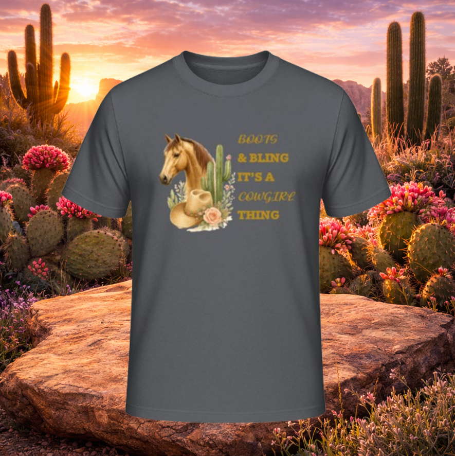 T-Shirt "Boots & Bling