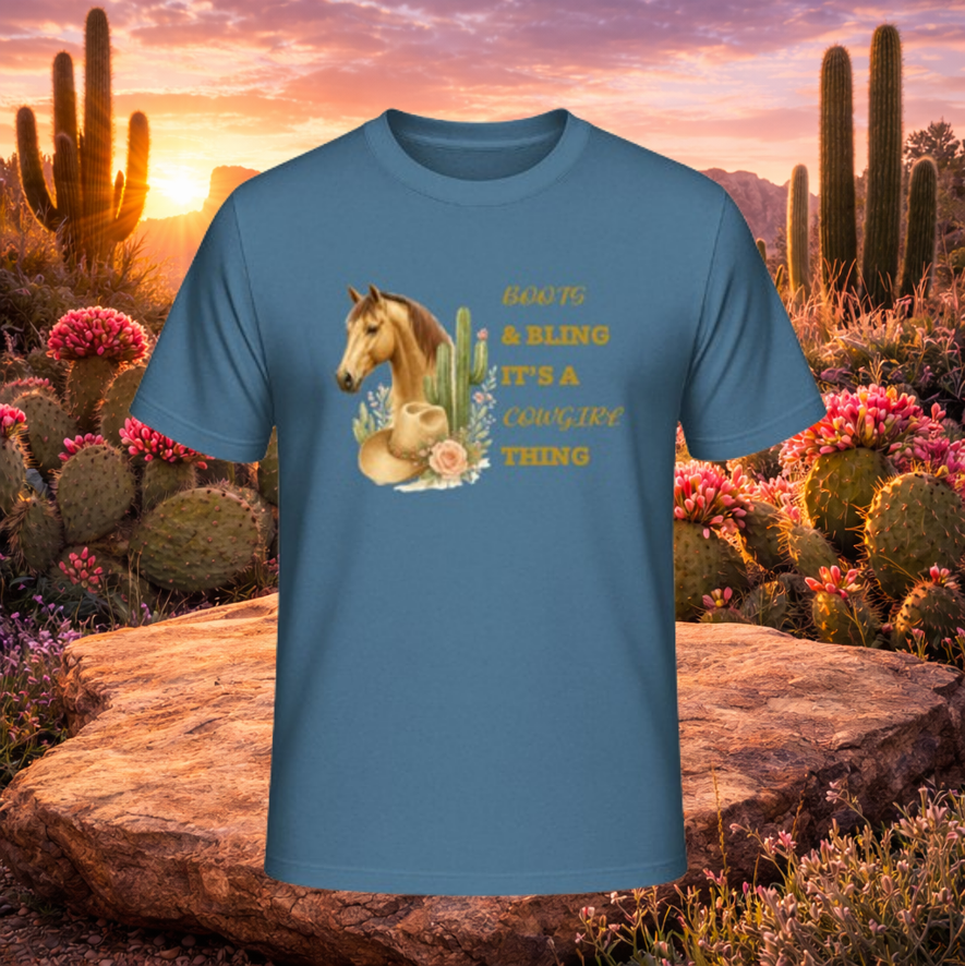 T-Shirt "Boots & Bling