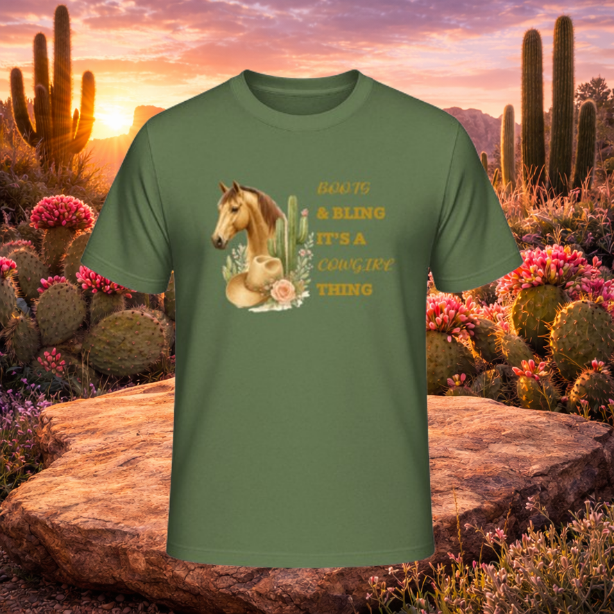 T-Shirt "Boots & Bling