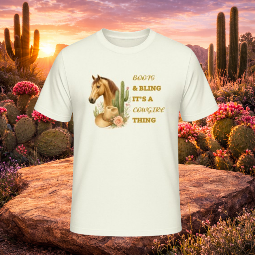 T-Shirt "Boots & Bling