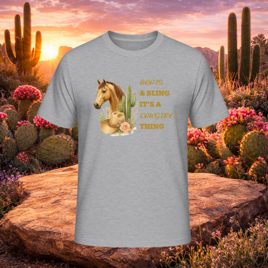T-Shirt "Boots & Bling