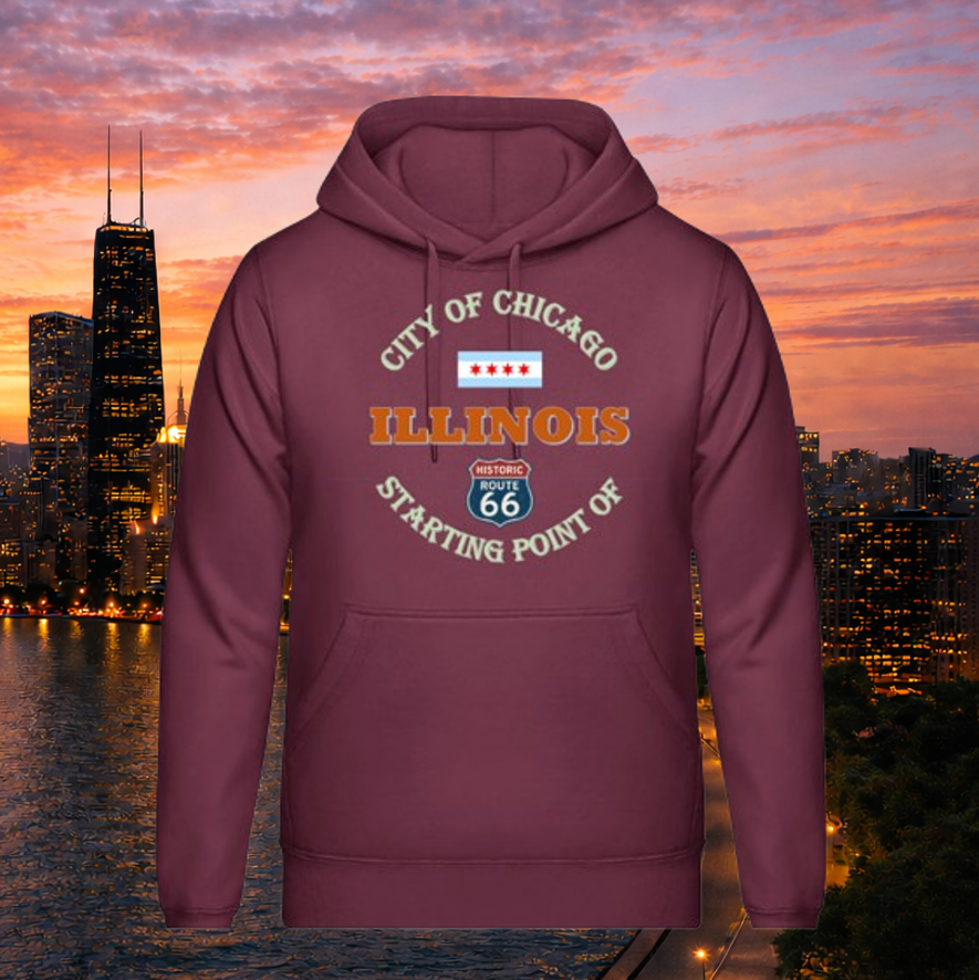Hoodie "Chicago Illinois"