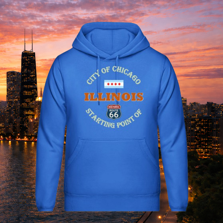 Hoodie "Chicago Illinois"