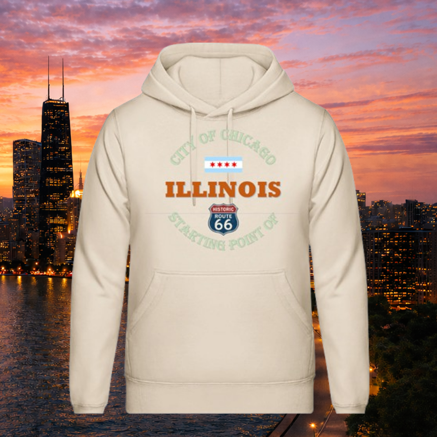 Hoodie "Chicago Illinois"