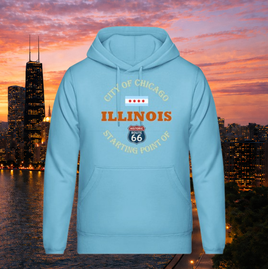 Hoodie "Chicago Illinois"