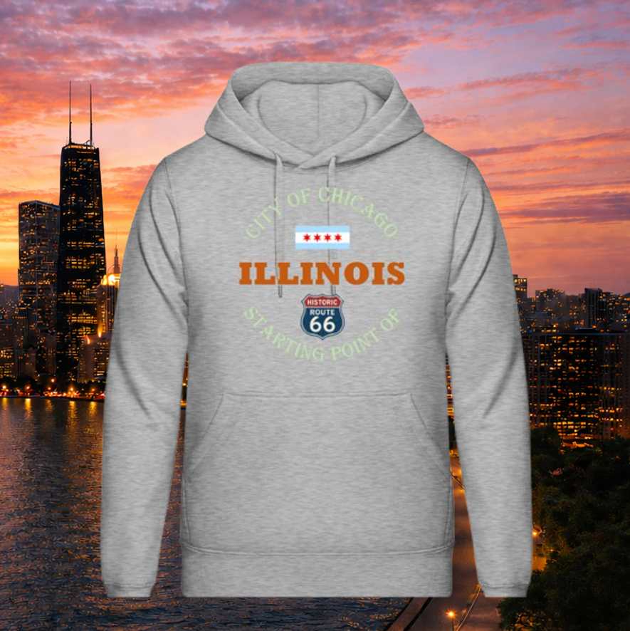 Hoodie "Chicago Illinois"