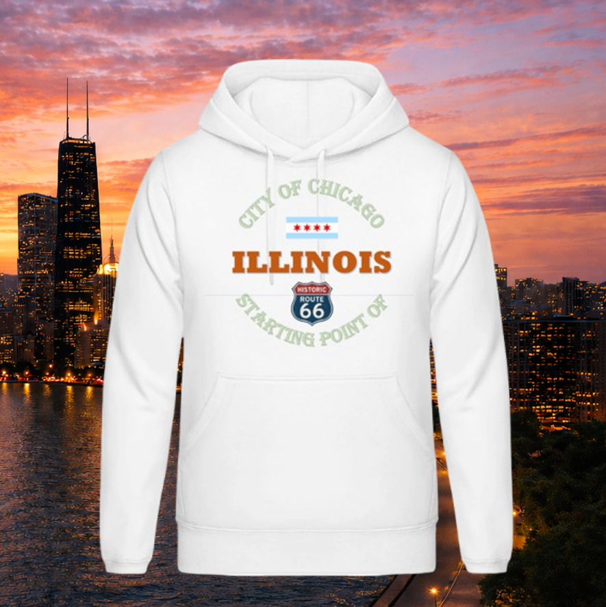 Hoodie "Chicago Illinois"