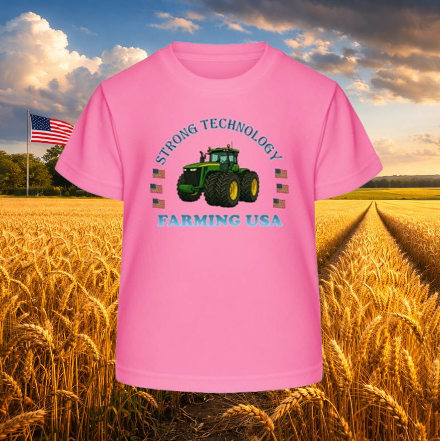 Kids T-Shirt "Farming USA JD"