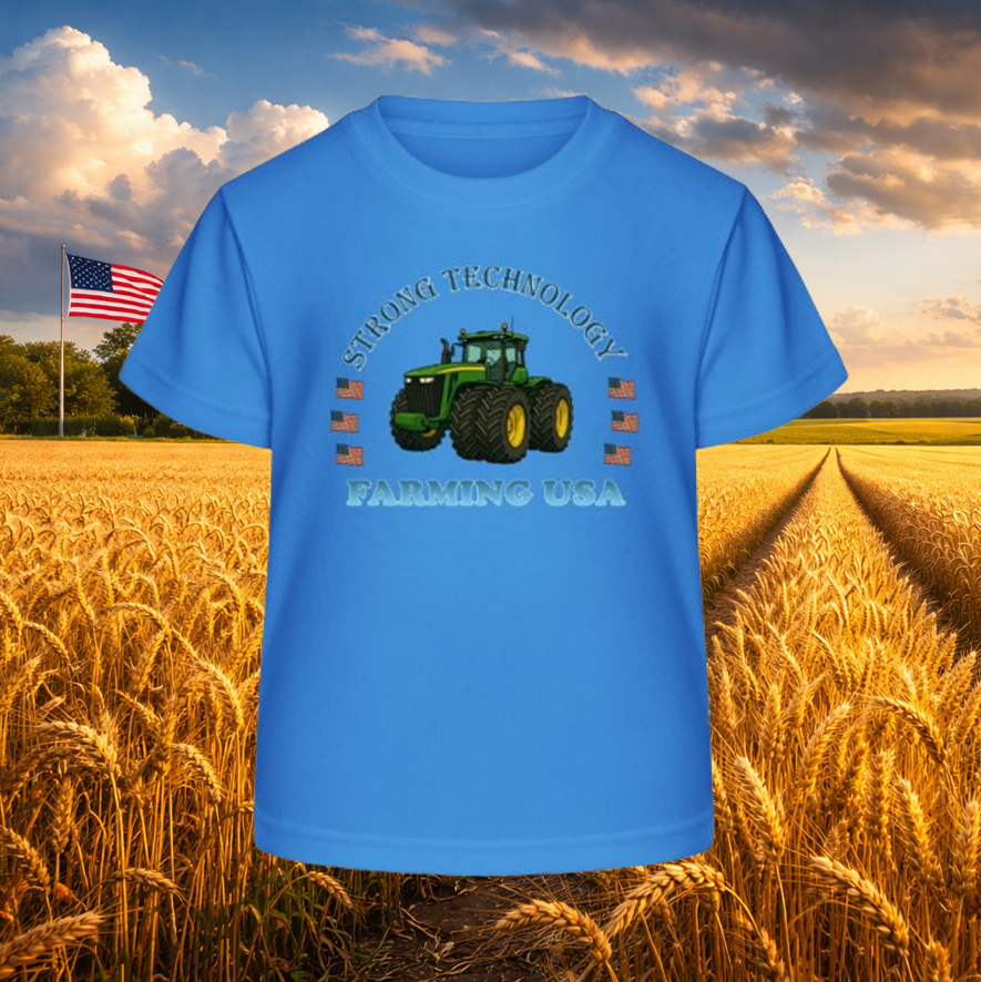 Kids T-Shirt "Farming USA JD"