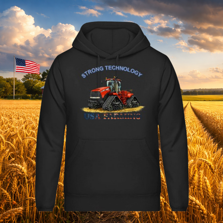 Hoodie "USA Farming Quadtrac"