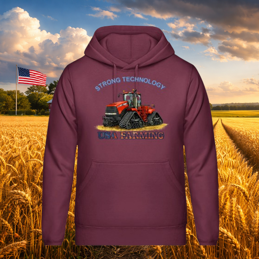 Hoodie "USA Farming Quadtrac"