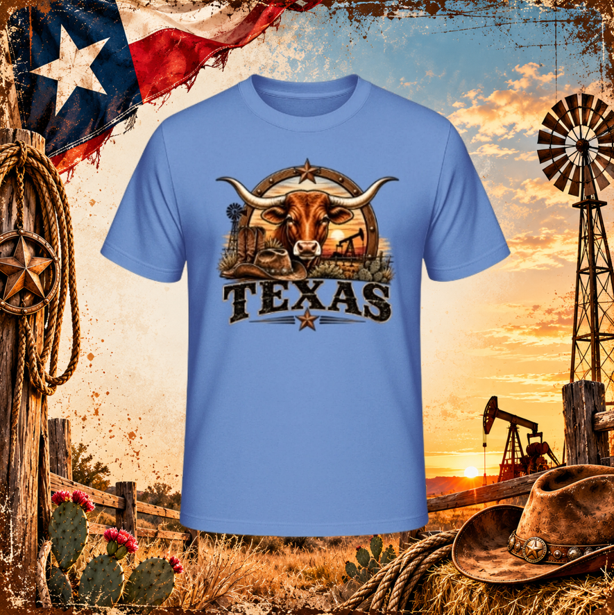 T-Shirt "Texas Longhorn"