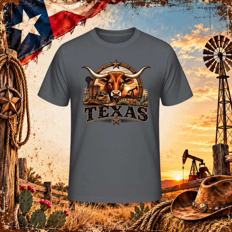 T-Shirt "Texas Longhorn"