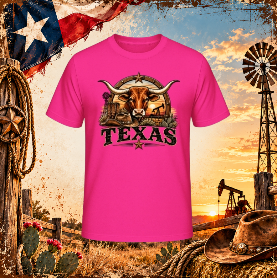 T-Shirt "Texas Longhorn"