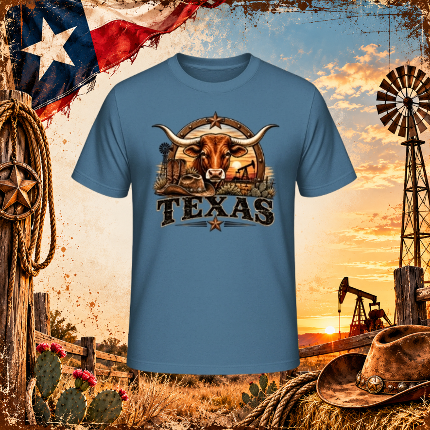 T-Shirt "Texas Longhorn"