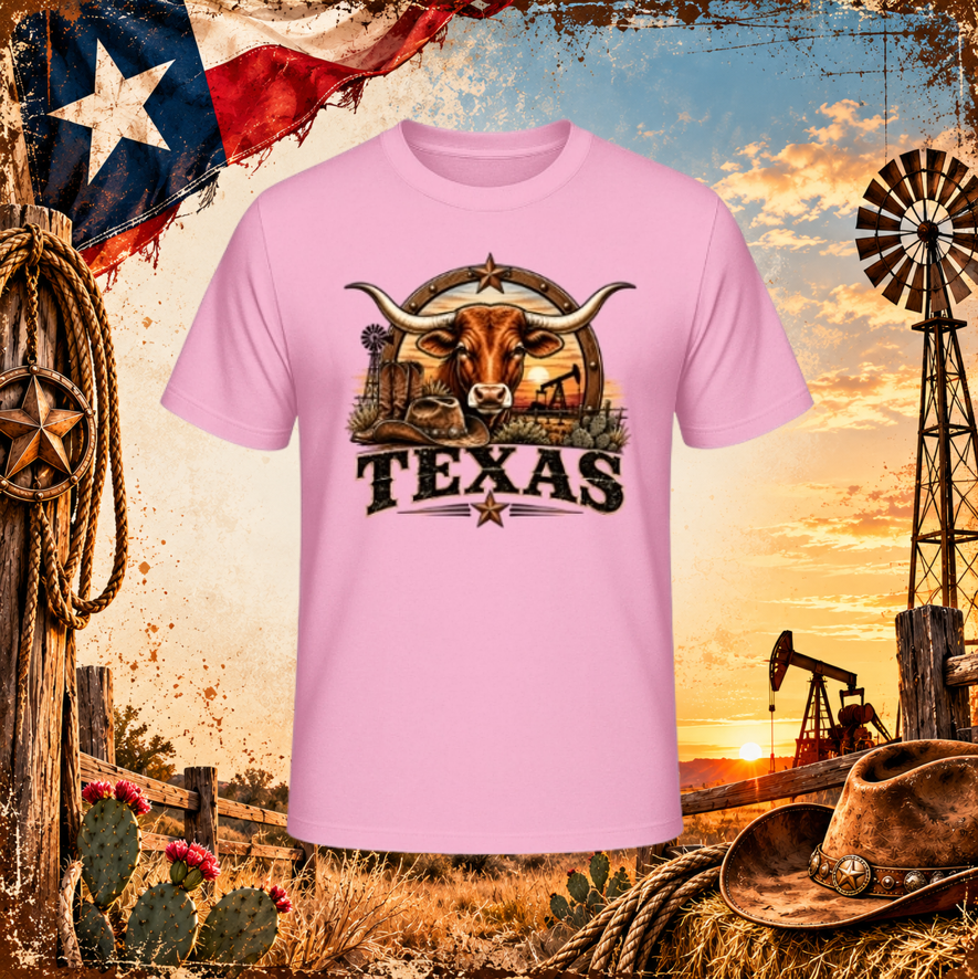 T-Shirt "Texas Longhorn"