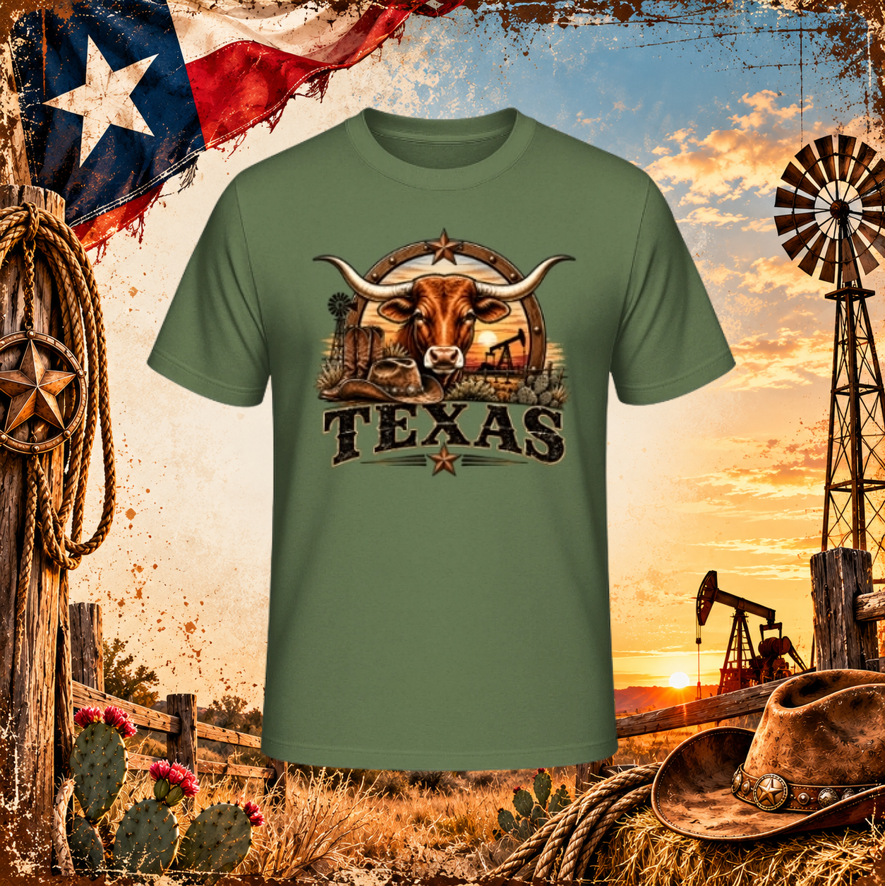 T-Shirt "Texas Longhorn"