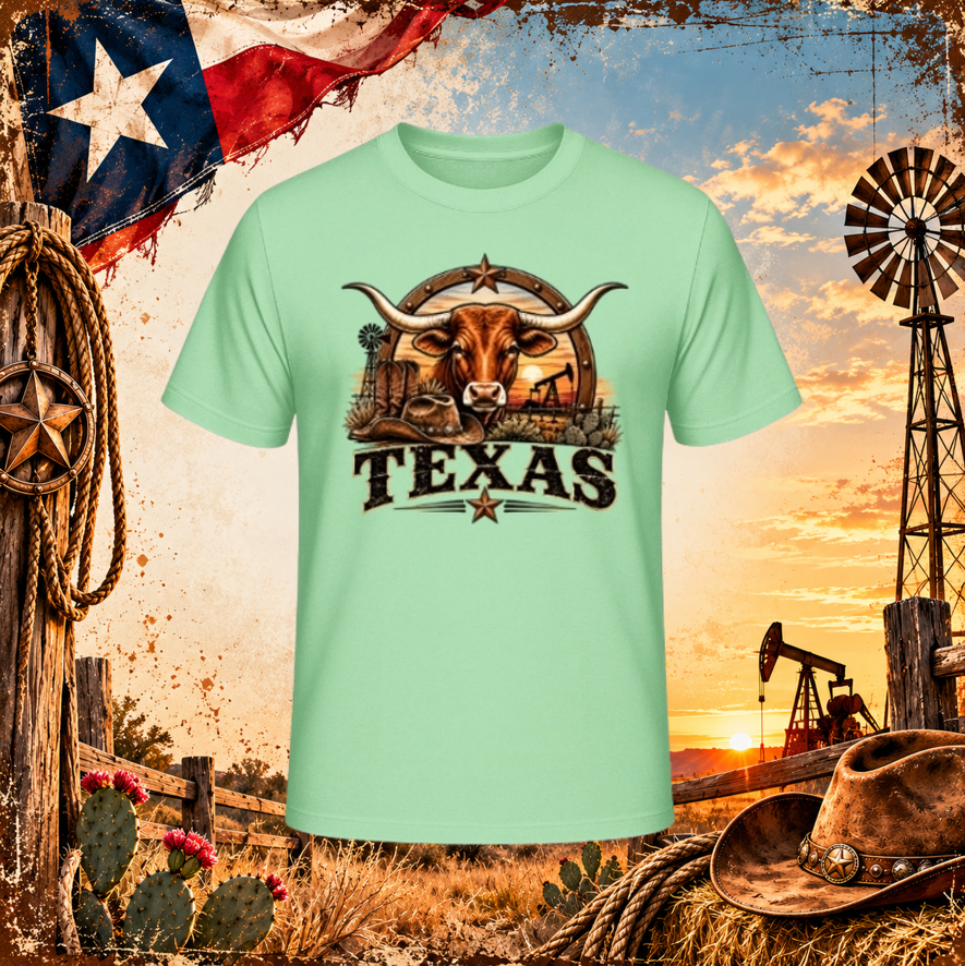 T-Shirt "Texas Longhorn"