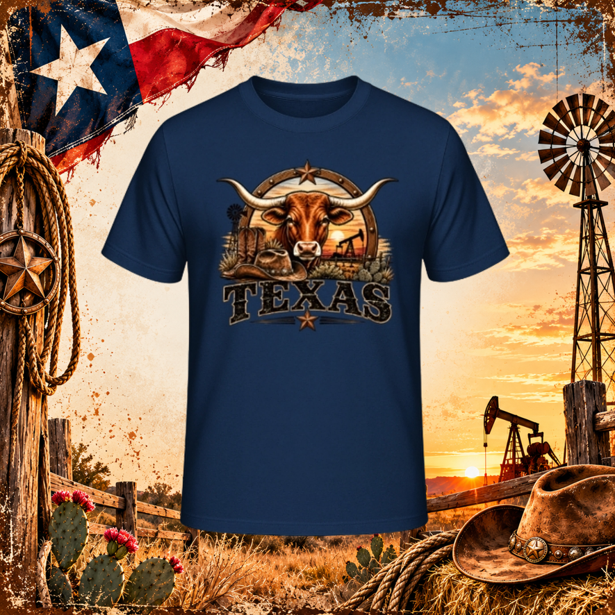 T-Shirt "Texas Longhorn"