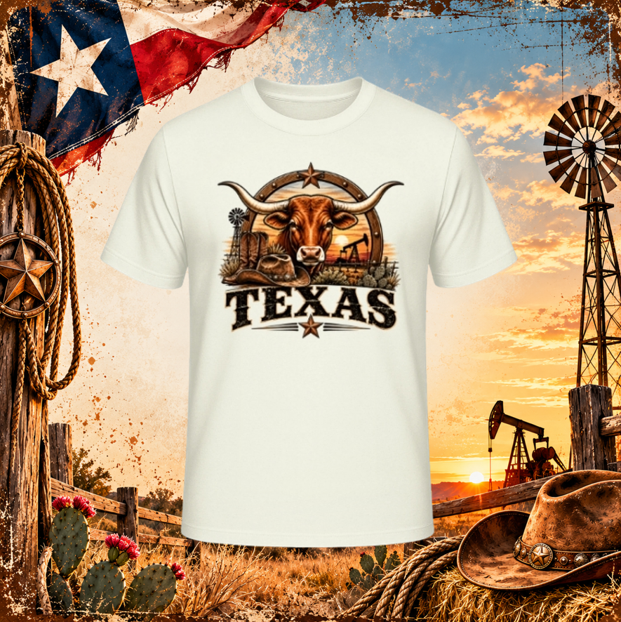 T-Shirt "Texas Longhorn"