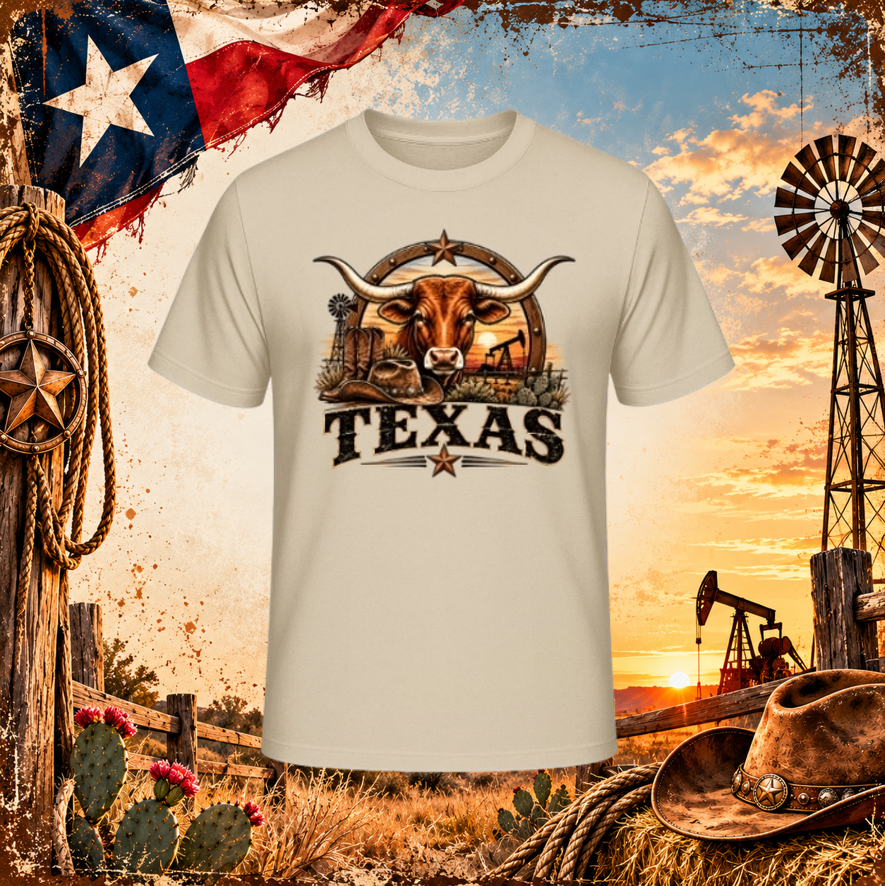 T-Shirt "Texas Longhorn"
