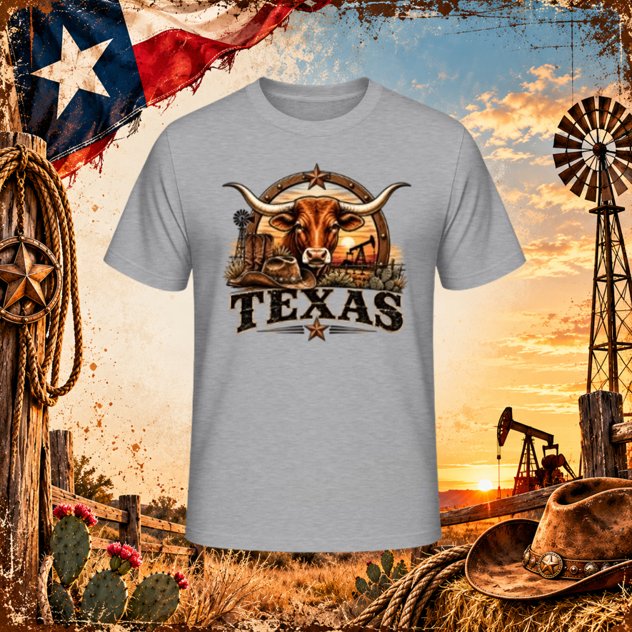 T-Shirt "Texas Longhorn"