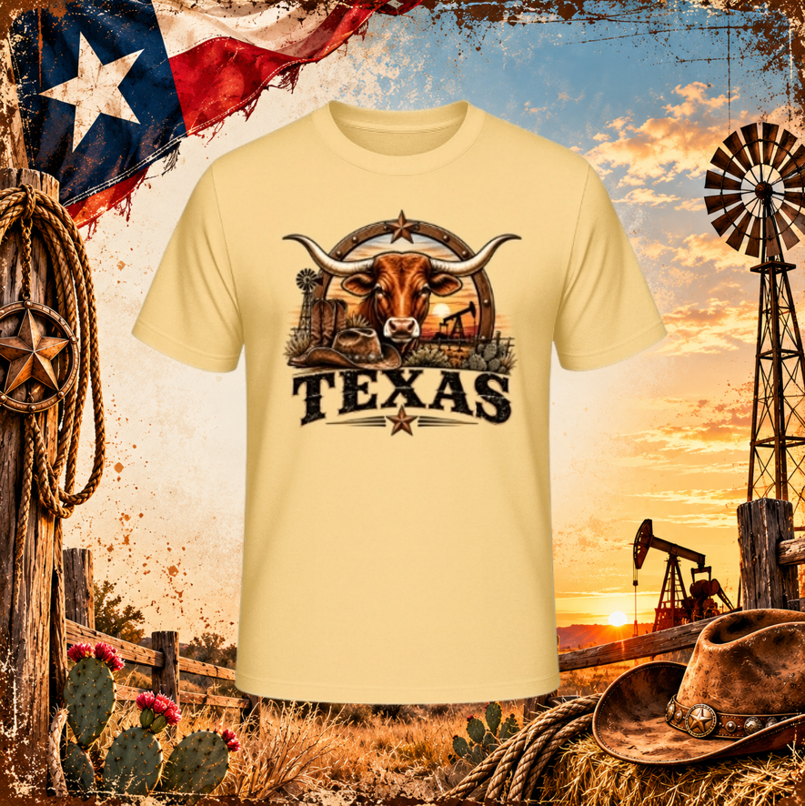 T-Shirt "Texas Longhorn"