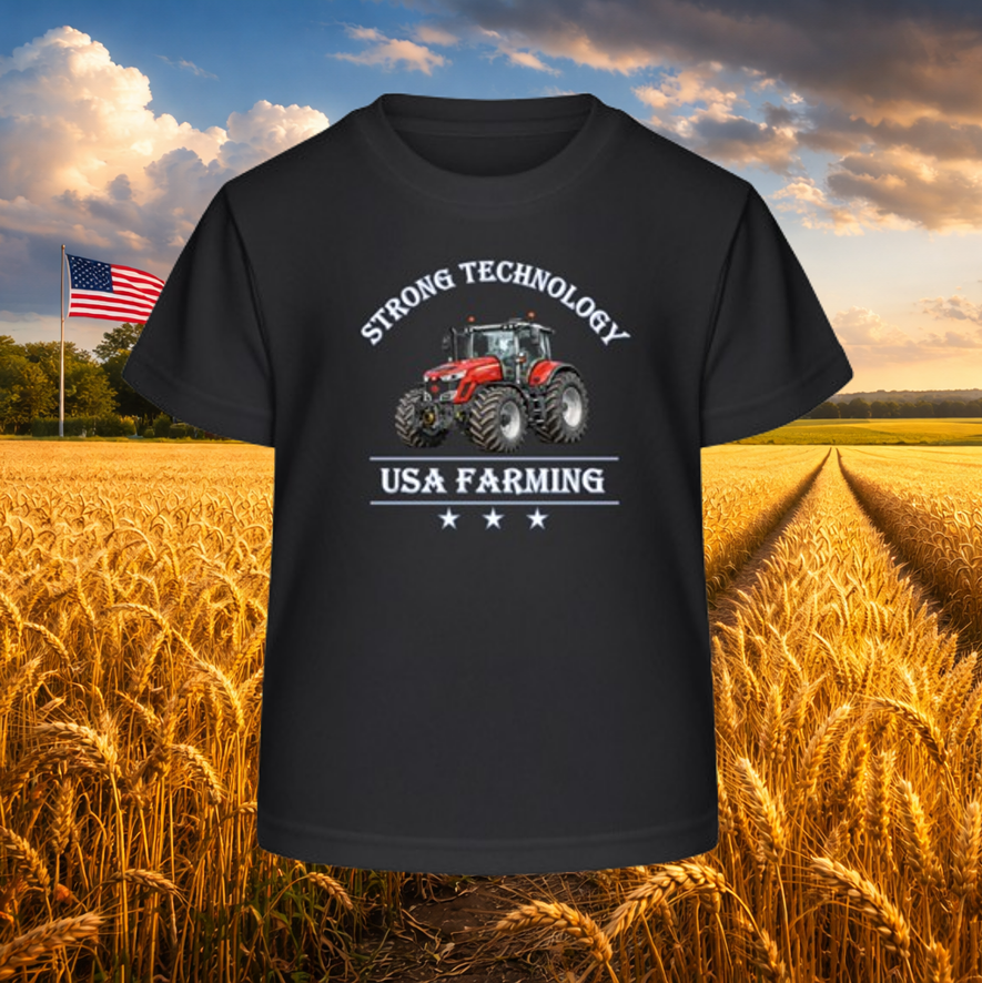 Kids T-Shirt "USA Farming MF"